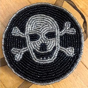 Beaded Skull & Crossbones Coasters